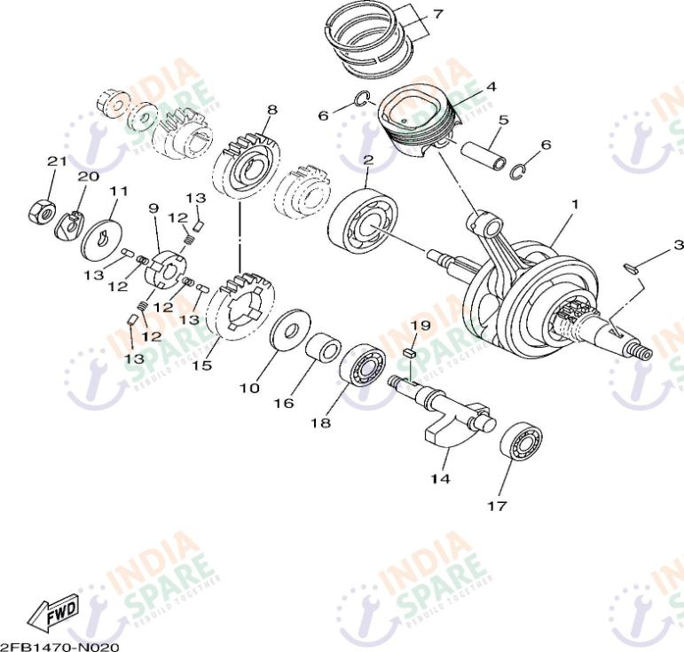 CRANKSHAFT & PISTON